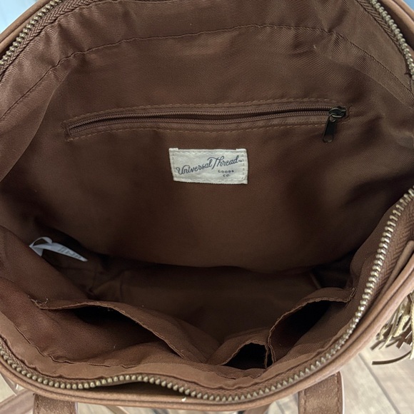 Brown Fringe Tote Bag - Picture 4 of 10